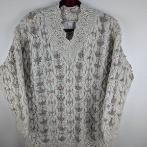 Vintage Express Tricot Cable Knit Sweater Size M